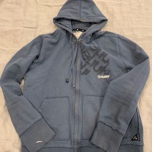 Blue Hurley zip up hoodie
